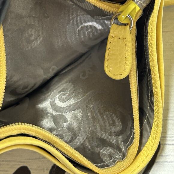 Brighton LOVE GROOVE Crossbody Wallet Bag Multicolor Leather Slim Purse - Picture 10 of 12